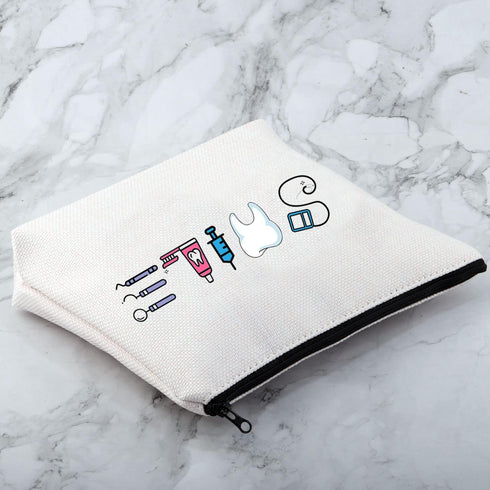 Dental Assistant Gift Funny Dentist Gift Dental Smile Cosmetic Bag Dental Student Gift Dental Hygienist Gift...