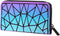 Geometric Luminous Purses and Handbags for Women Holographic Reflective Bag Backpack Wallet Clutch Set...