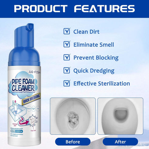 Yugou Drain Cleaner, Sink Drain Foam Cleaner, Sink Drain Cleaner, Drain Foam Cleaner, Kitchen Drain Foam Cleaner, Bathroom Drain Foam Cleaner, Pow...