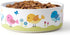 PetRageous 17011 Early Bird Stoneware Dishwasher Safe Cat Bowl with 2-Cup Capacity 5-Inch Diameter 2-Inch Tall for Small Cats or Large Cats, White...