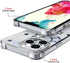 Cute Star Phone Case for iPhone 11 Star Case Cover Clear Phone Case w/Four Corner Reinforced Shockproof Girly Women Phone Cover Transparent Preppy...
