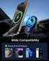 Magnetic Wireless Car Charger, 15W Fast Charging Phone Holder for Mag-Safe Car Mount, 360° Rotation Car Phone Holder Air Vent Compatible with iPho...