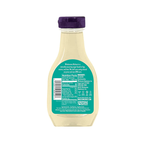 Wholesome Sweeteners 11.5-Ounce Allulose, Zero Calorie Sweetener, Keto Friendly, Non GMO, Non-Erythritol, Gluten Free & Vegan Liquid Sweetener, 1 ...