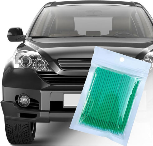 300 Pcs Touch Up Paint Brushes, BetterJonny Disposable Micro Applicators Brush Automotive Paint Chip Repair Cosmetic Micro Brush for Automotive Pa...