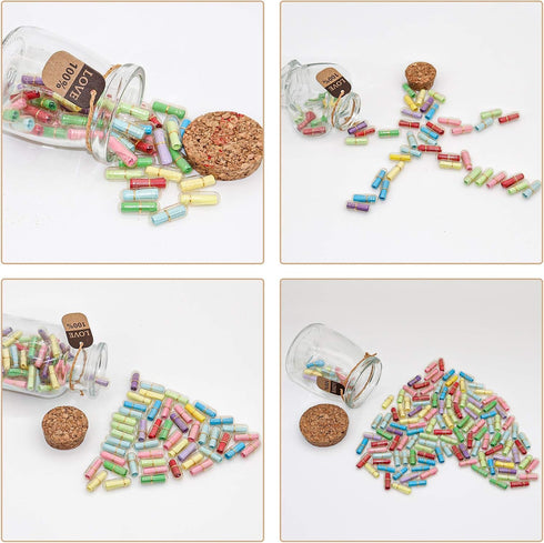 Capsule Letters Message in a Bottle - Cute Things Gifts for Boyfriend/Girlfriend - Love Letter for Anniversary, Birthday,Valentines Day, Mother's ...