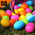 GiftExpress Plastic Bright Easter Egg Assortment 50 Pcs Perfect for Easter Egg Hunt/Surprise Egg/Easter Hunt...
