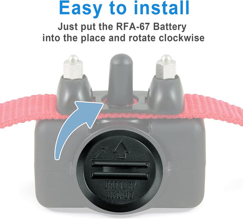 LP RFA-67 Pet Safe Collar Batteries for PIF-300 RF300 PIF-275-19 PRF-3004W PUL-250,Compatible with PetSafe RFA-67 6 Volt Replacement Battery...