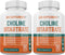 2 Bottles Choline Bitartrate 900mg Per Serving 180 Total Capsules KRK Supplements...