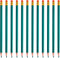 Zhanmai 24 Pieces Checking Erasable Pencils Pencils Pre-Sharpened #2 HB with Erasable Tops for Checking Map Coloring Tests Grading(Green)...