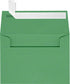 LUXPaper 4Bar A1 Invitation Envelopes | Peel & Press | 3 5/8" x 5 1/8" | Holiday Green | 80lb. Text | 50 Qty...