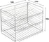 Iron Wire Stackable Can Rack Organizer Chrome...