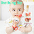 Musical Rabbit Light-Up Toy and Teething Ring for Toddlers Sensory Chew and Fine Motor Skills Toy Baby Rattle and Teething Toys for 6 12 18 Month ...