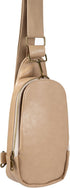 Crossbody Bag - Small Diaper Bag With Plain Ivory Strap, Compact Crossbody Bags for Women & Men, Sling Bag for Women...