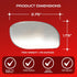 Blind Spot Convex Car Mirror: Rear view | Rearview Mirror Accessories for Car Interior - Women and Men Use Our Automotive Blindspot Mirrors for La...