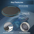 15 Watts Apple Wireless Charging Pad – Ultra-Slim, Fast Charging, Qi Wireless Charger Pad for iPhone 15/15 Pro Max/15 Plus, iPhone 14/13/12/11 Ser...