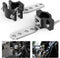 Nilight Motorcycle Light Bar Tube Clamp Bracket Fit from 0.7 to 1.2Inch Round Tube Mounting Brackets Offroad LED Light Pods Front Fork Lights Roof...