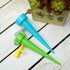 12x Automatic Garden Cone Watering Spike for 2-Liter Bottles - Plant Flower Waterers Bottle Irrigation (Green & Blue)...