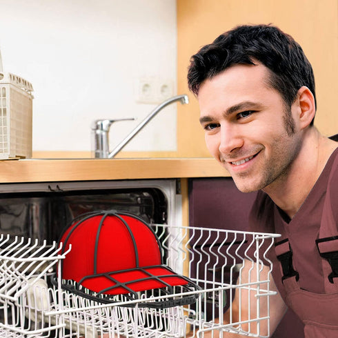 Hat Washer Cage - Hat Cleaner | Perfect Fit for Adult and Kids Hats | Ideal for Baseball Caps | Safe for Dishwasher and Washing Machine | Black | ...