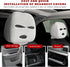 2 PCS Car Headrest Cover, Personalized Funny Car Seat Full Face Mask, Ski Mask Wrap Protection for Auto Front Seat Rest Decoration, Universal Inte...