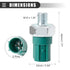 Motoforti Car Engine Oil Pressure Sensor Switch,for Acura MDX 2001-2013,Metal Plastic,37250-PR3-003,Green...
