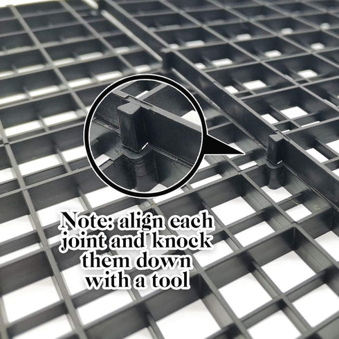 TIHOOD 4PCS Aquarium Divider Tray Plastic Grid Aquarium Egg Crate Light Diffuser, Fish Tank Divider Filter Bottom Isolation with 8PCS Sucker Clip...