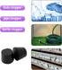 AnRui 6 Pack Solid Rubber Stoppers Tapered Lab Seal Plug 42mm to 50mm Test Tubes Bungs Stopper for Industrial, Laboratory, Home Use...