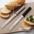 Rada Cutlery 6" Bread Knife (W236), Stainless Steel Hollow Ground Serrated Blade, Made in USA, Black Handle...
