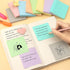 8 Pads Sticky Notes 3x3 Self-Stick Notes 8 Pastel Multi Colors with Gray Sticky Notes, 90 Sheet/Pad...