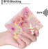 Nipichsha Womens Wallet, Small Slim RFID Credit Card Wallet for Women, Leather Compact Bifold Wallet with Zipper Coin Pocket, Cute Card Holder Wal...