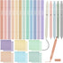 Yinder 23 Pcs Bible Aesthetic School Supplies Include 12 Aesthetic Bible Pastel No Bleed Highlighters 5 Pcs Retractable Point Gel Pens 6 Pad Trans...