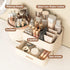 360 Rotating Makeup Organizer for Vanity with Drawers,Large Spinning Makeup Skincare Organize,Cosmetic Organizer for Skincare Fit Bathroom,Bedroom...