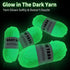 Glow in The Dark Yarn for Crochet, 5 Roll Upgrade Luminous Yarn for Crocheting, 50 Yards DIY Arts Bulk Crafts Sewing Beginner Supplies for Music F...
