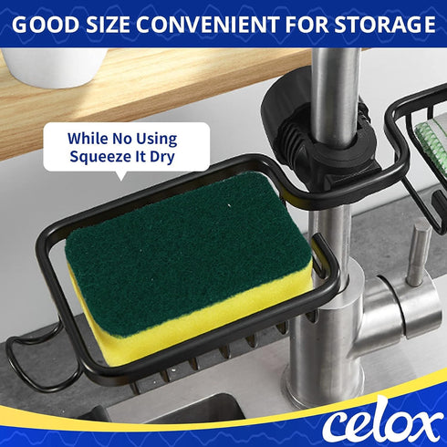 CELOX 6 Pack Dish Sponge for Kitchen, Dual Sided Scrub Heavy Duty, Non Scratch Sponges Perfect for Dishwashing and Household Cleaning, Highly Abso...