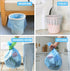 4 Gallon Colorful Trash Bags - Durable Small Garbage Bag Liners for Office, Bedroom, and Bathroom, 100 Count (5 Rolls)...