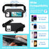 Waterproof Phone Pouch,IPX8 Waterproof Phone Case with Adjustable Waist Strap,Compatible with iPhone Whole Series Galaxy Whole Series up to 7",Wai...
