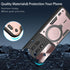 for OnePlus 12R Case,Kickstand Metal Ring Holder for OnePlus 12R Phone Case,Camera Lens Protector,Slim Full Protection Shockproof Cover for Women ...
