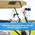 Phone Holder with Clamp for Golf Cart, All Metal Universal Phone Holder Handlebar Mount Clamp for Golf, Stroller, Bicycle, Bike, Wheelchair......