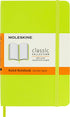 Moleskine Classic Notebook, Soft Cover, Pocket (3.5" x 5.5") Ruled/Lined, Lemon Green, 192 Pages...