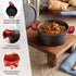Silicone Assist Hot Pan Handle Holder Hot Skillet Handle Covers Pot Holder Sleeve Cast Iron Skillets Nonslip Heat Resistant for Enameled Griddles ...
