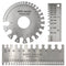 3Pcs Stainless Steel Thickness Wire Gauge, Dual Sided Wire Gauge Sheet Thickness Welding Gauges, Wire Gauge Measurement Tool Accessories...
