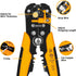 11" Self-Adjusting Wire Stripper/Wire Cutter, Heavy Duty, for 10-20 AWG Solid, Precision Wire Stripper & Cutter, Multi-Function Pliers - High Leve...