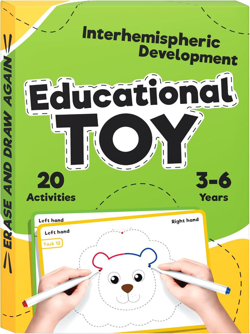 WELL BALANCED Educational Toy - Interhemispheric Development, Learning Toys, Preschool & Kindergarten Learning Activity for Kids, Toddlers, Suppli...
