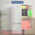 Acrylic Magnetic Erasable Chore Chart for Fridge for Kids Adults, 8"X12" Clear Magnetic Calendar Dry Erase Board to Do List for Refrigerator, Full...