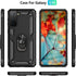 Androgate for Samsung Galaxy S21 5G Case with HD Screen Protectors, Military-Grade Metal Ring Holder Kickstand 15ft Drop Tested Shockproof Cover C...