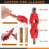 5Pcs Copper Pipe Cleaner Tube Reamer Cutter and Sanding Sponges Set Includes 4 In 1 Copper Pipe Brush, Reamer, Sanding Sponges, Tubing Cutter for ...