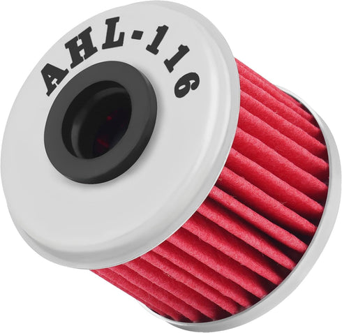 AHL 116 Oil Filter for Honda CRF150R CRF150 R CRF 150R 2007 2008 2009 2010 2011 2012 2013 2014 2015 2016 2017 2018 2019 2020 TRX450R CRF250X CRF25...