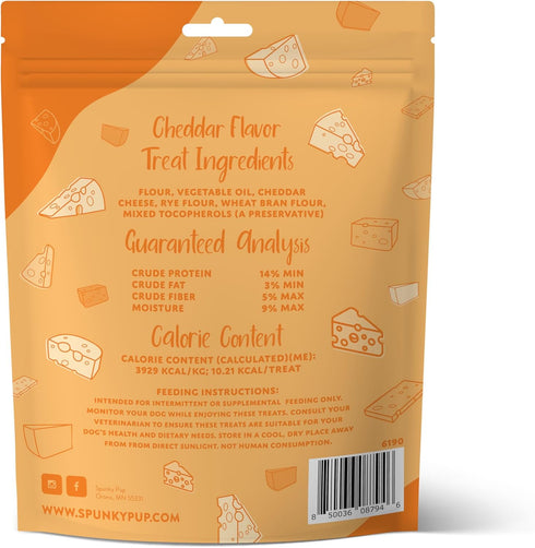 Spunky pup Cheddar Bites, Crunchy Biscuit Treats, 10 oz...