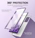 SURITCH Phone Case for Samsung Note 20 Ultra 6.9-inch, Front Cover with Built-in Screen Protector Full-Body Protection Shockproof Protective for G...
