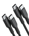 USB C to USB C Cable(2Pack, 6ft, 60W/3A) for iPhone 15 Charger Cable Fast Charging for iPhone 15 Pro Max Plus,iPad Mini 6/ Pro 2021,iPad Air 4,Mac...