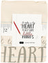 Mud Pie 4035006H Heart Teacher Canvas Tote...